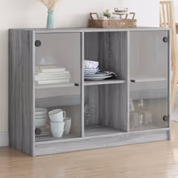 Ce buffet est une solution idéale pour organiser vos livres et ajoutera une touche de charme moderne à votre intérieur. Matér ...