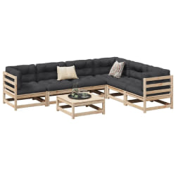 vidaXL - Salon de jardin 7 pcs