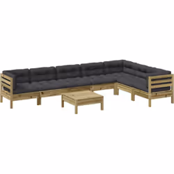 Cet ensemble de canapés de jardin est le complément parfait de votre arrière-cour, terrasse ou patio, offrant un espace confo ...