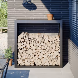 Ce support pour bois de chauffage est une solution idéale pour ranger proprement votre bois de chauffage. Matériau durable :  ...
