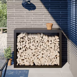 Ce support pour bois de chauffage est une solution idéale pour ranger proprement votre bois de chauffage. Matériau durable : ...