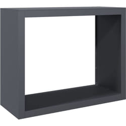 vidaXL Portant de bois de chauffage anthracite 100x40x80 cm acier