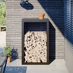 Ce support pour bois de chauffage est une solution idéale pour ranger proprement votre bois de chauffage. Matériau durable :  ...