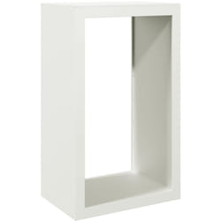 Portant de bois de chauffage blanc 60x40x100 cm acier - Vidaxl