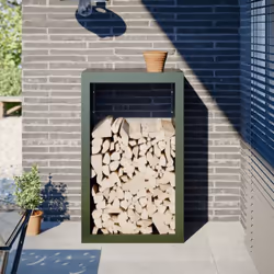 Ce support pour bois de chauffage est une solution idéale pour ranger proprement votre bois de chauffage. Matériau durable :  ...
