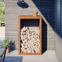 Ce support pour bois de chauffage est une solution idéale pour ranger proprement votre bois de chauffage. Matériau durable :  ...