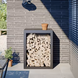 Ce support pour bois de chauffage est une solution idéale pour ranger proprement votre bois de chauffage. Matériau durable :  ...