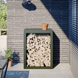 Ce support pour bois de chauffage est une solution idéale pour ranger proprement votre bois de chauffage. Matériau durable :  ...