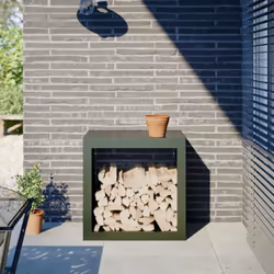 Ce support pour bois de chauffage est une solution idéale pour ranger proprement votre bois de chauffage. Matériau durable : ...