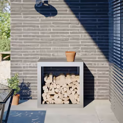 Ce support pour bois de chauffage est une solution idéale pour ranger proprement votre bois de chauffage. Matériau stable et  ...