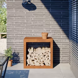 Ce support pour bois de chauffage est une solution idéale pour ranger proprement votre bois de chauffage. Matériau durable : ...