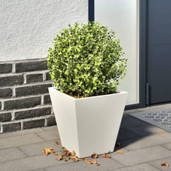 Vidaxl - Jardinière blanc 30x30x30 cm acier