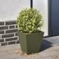 vidaXL Jardinière vert olive 30x30x30 cm acier