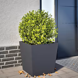 vidaXL Jardinière anthracite 50x50x50 cm acier