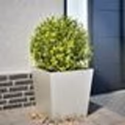 vidaXL Jardinière 50x50x50 cm acier inoxydable