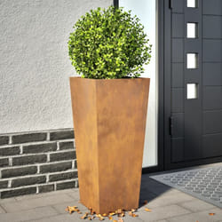 Vidaxl - Jardinières 2 pcs 35x35x75 cm acier résistant aux intempéries
