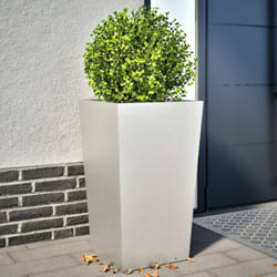 Vidaxl - Jardinières 2 pcs 45x45x75 cm acier inoxydable