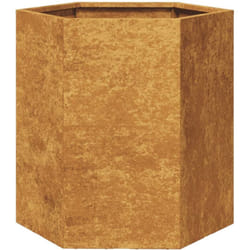 Vidaxl - Jardinière hexagone 46x40x45 cm acier résistant aux intempéries