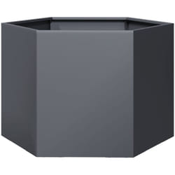 Vidaxl - Jardinière anthracite hexagone 69x60x45 cm acier