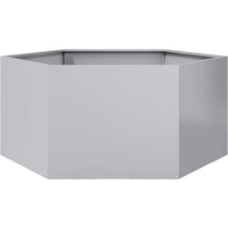 Vidaxl - Jardinière hexagone 104x90x45 cm acier galvanisé