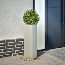 Vidaxl - Jardinières 2 pcs triangulaire 30x26x75 cm acier inoxydable