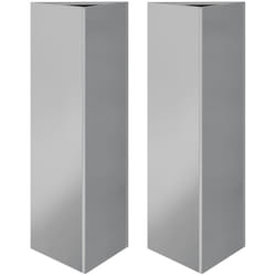 Vidaxl - Jardinières 2 pcs triangulaire 30x26x75 cm acier galvanisé