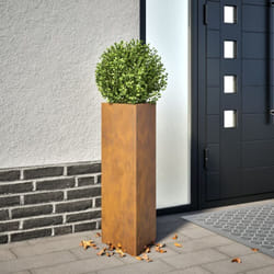 vidaXL Jardinière triangulaire acier résistant aux intempéries