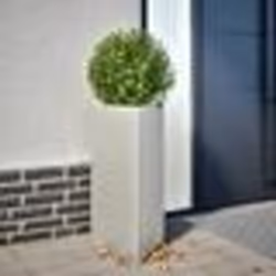 vidaXL Jardinières 2 pcs triangulaire 40x40x75 cm acier inoxydable