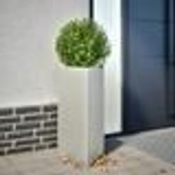 vidaXL Jardinières 2 pcs triangulaire 40x40x75 cm acier inoxydable