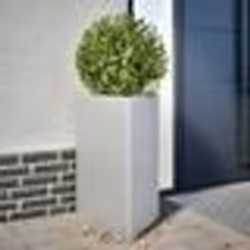 vidaXL Jardinières 2 pcs triangulaire 50x43x75 cm acier galvanisé