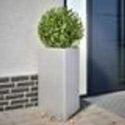 vidaXL Jardinières 2 pcs triangulaire 50x43x75 cm acier galvanisé