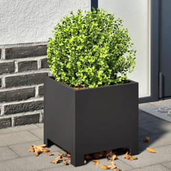 Vidaxl - Jardinière noir 30x30x30 cm acier