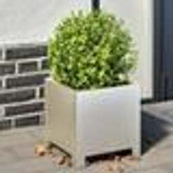 vidaXL Jardinières 2 pcs 30x30x30 cm acier inoxydable