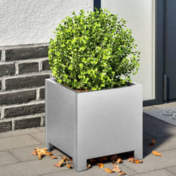 Vidaxl - Jardinière 30x30x30 cm acier galvanisé