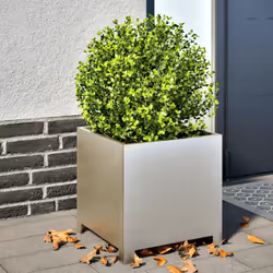 VidaXL 851208 pot à fleurs Extérieure Jardinière Autonome Acier inoxydable