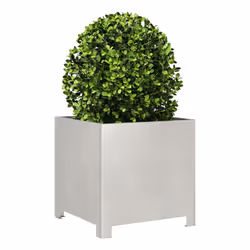 VidaXL 851208 pot à fleurs Extérieure Jardinière Autonome Acier inoxydable - Vue supplémentaire 4