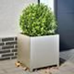 vidaXL Jardinière 50x50x50 cm acier inoxydable