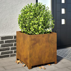 Vidaxl - Jardinière 50x50x50 cm acier résistant aux intempéries