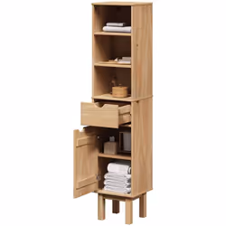 Cette armoire de salle de bain est un excellent choix pour votre salle de bain, la rendant bien rangée et organisée ! Matéria ...