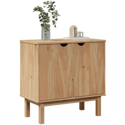 Armoire de couloir otta 75x40x75 cm bois de pin massif Vidaxl