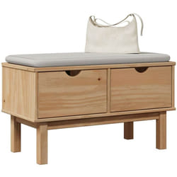 Vidaxl - Banc de couloir otta 80x40x45 cm bois de pin massif