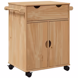 Créez une touche distinctive et vintage et ajoutez plus d'espace de rangement à votre cuisine avec ce chariot de cuisine ! Ma ...