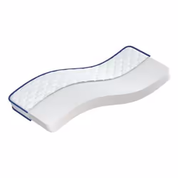 VidaXL 4013417, Taille enfant / adulte, High density foam mattress, Bleu, Blanc, Polyester, Polyester, 800 mm