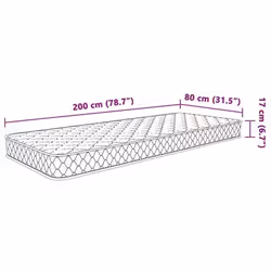 VidaXL 4013418 matelas Taille enfant / adulte High density foam mattress - Vue supplémentaire 5