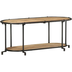 Vidaxl - Meuble tv 100x42x40 cm bois massif de manguier brut