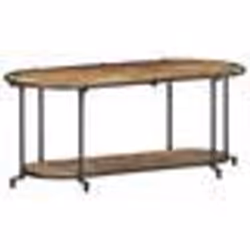 vidaXL Meuble TV 100x42x40 cm Bois massif de récupération banc TV meuble hifi console TV buffet TV meuble multimédia 4013490