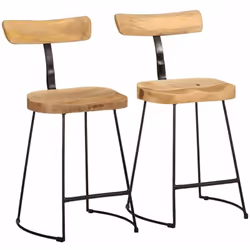 Ces tabourets de bar au design moderne sont censés apporter une touche pratique à l'intérieur de ta maison. Matériau robuste  ...