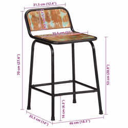 VidaXL 4013536 Tabouret de bar - Vue supplémentaire 8
