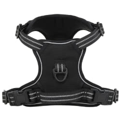 vidaXL Harnais pour chien avec laisse et collier réglables noir XL