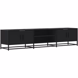 Ce meuble TV avec un grand espace de rangement est un complément pratique et attrayant pour votre salon ou votre chambre à co ...